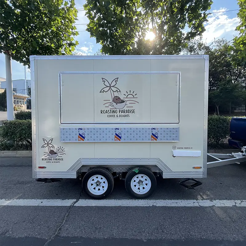 Kommersiell Full Kitchen Mobil Trailer
