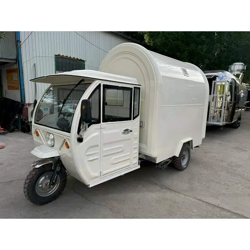 Elektrisk trehjulig mobil matvagn