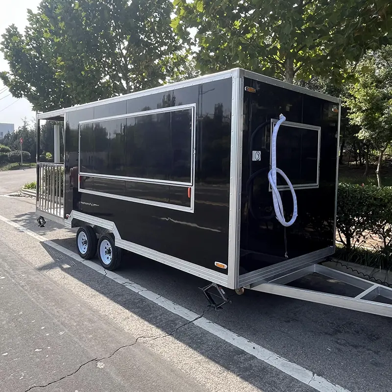 Fyrkantig matvagn i galvaniserat stål